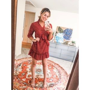 Red Polka Dot Tunic Dress